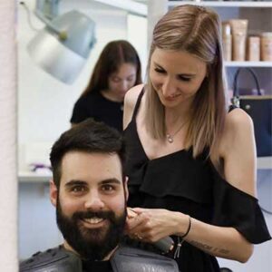 Glücksgefühle beim Coiffure