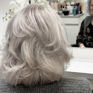 Schöne graue Haare